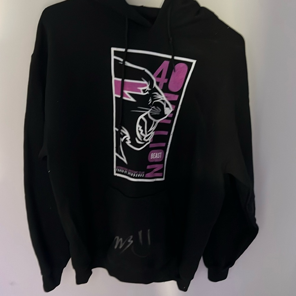 Mr beast signed 40mil hoodie